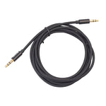 REXLIS 3629 Cavo audio jack AUX per autoradio da 3,5 mm maschio a maschio placcato oro per dispositivi digitali standard AUX da 3,5 mm, lunghezza: 1,8 m, Length: 1.8m