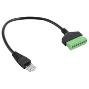 Spina maschio RJ45 a terminali collegabili a 8 pin Connettore USB senza saldatura Cavo adattatore di connessione senza saldatura, lunghezza: 30 cm, RJ45 Male