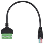 Spina maschio RJ45 a terminali collegabili a 8 pin Connettore USB senza saldatura Cavo adattatore di connessione senza saldatura, lunghezza: 30 cm, RJ45 Male