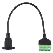 Spina femmina RJ45 a terminali collegabili a 8 pin Connettore USB senza saldatura Cavo adattatore di collegamento senza saldatura, lunghezza: 30 cm, RJ45 Female