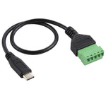 Adattatore cavo USB-C maschio 5 pin senza saldatura 30 cm