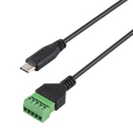Adattatore cavo USB-C maschio 5 pin senza saldatura 30 cm