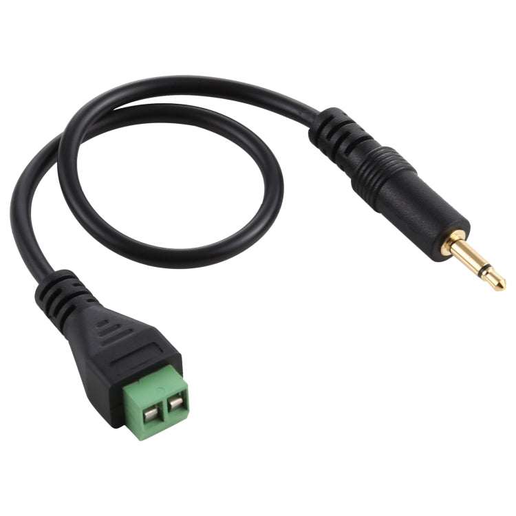 3.5mm Male to 2 Pin Pluggable Terminals Solderless Connector Solderless Connection Adapter Cable, Length: 30cm, 3.5mm Male to 2 Pin