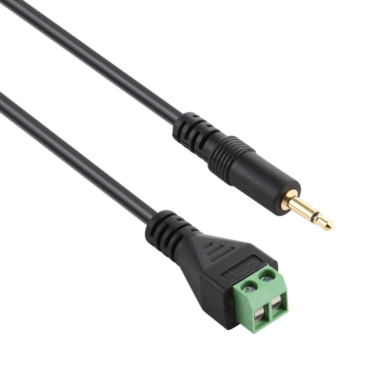 3.5mm Male to 2 Pin Pluggable Terminals Solderless Connector Solderless Connection Adapter Cable, Length: 30cm, 3.5mm Male to 2 Pin