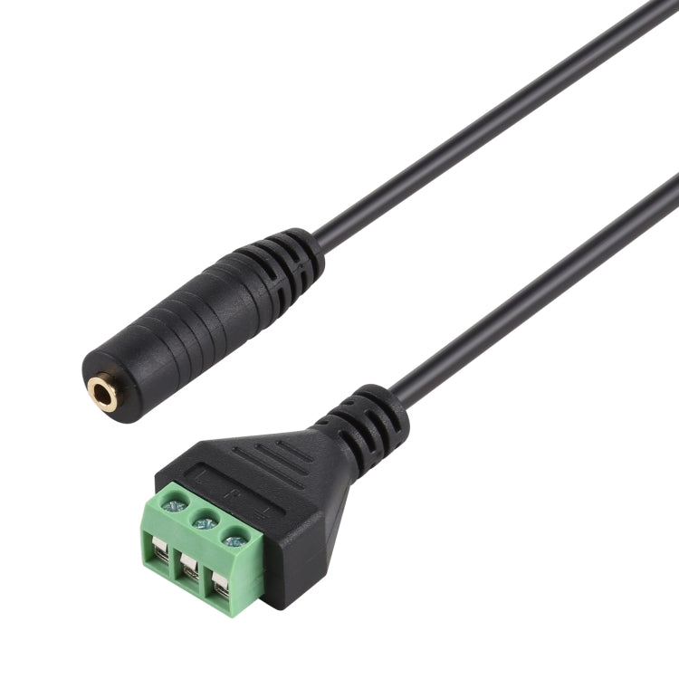 Adattatore cavo 3,5mm femmina a terminali 3 pin 30 cm