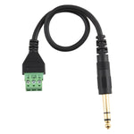 Adattatore cavo maschio 6,35 mm a 3 pin senza saldatura 30 cm