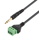 Adattatore cavo maschio 6,35 mm a 3 pin senza saldatura 30 cm