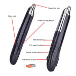 PR-08 Mouse ottico wireless intelligente a 6 tasti con penna stilo e funzione laser, Laser Function Blue, Laser Function Red, Laser Function White, Laser Function Black, Laser Function Grey