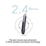 PR-08 Mouse ottico wireless intelligente a 6 tasti con penna stilo e funzione laser, Laser Function Blue, Laser Function Red, Laser Function White, Laser Function Black, Laser Function Grey