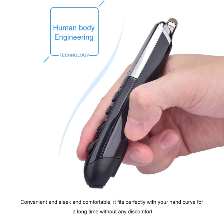 PR-08 Mouse ottico wireless intelligente a 6 tasti con penna stilo e funzione laser, Laser Function Blue, Laser Function Red, Laser Function White, Laser Function Black, Laser Function Grey