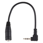 Cavo adattatore audio jack maschio 2,5 mm a femmina 3,5 mm 14 cm