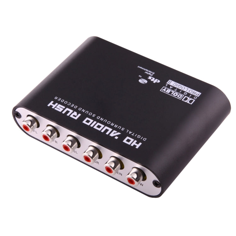 NEWKENG 51R Decodificatore convertitore audio digitale DTS / AC3 ad analogico 5.1 audio / audio stereo