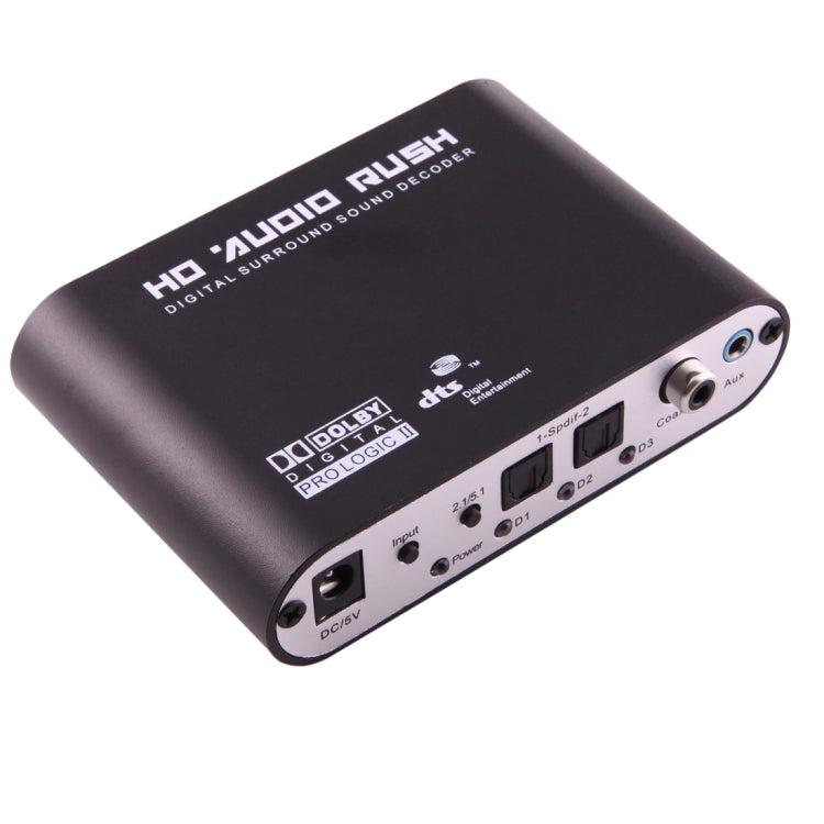 NEWKENG 51R Decodificatore convertitore audio digitale DTS / AC3 ad analogico 5.1 audio / audio stereo