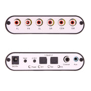 NEWKENG 51R Decodificatore convertitore audio digitale DTS / AC3 ad analogico 5.1 audio / audio stereo