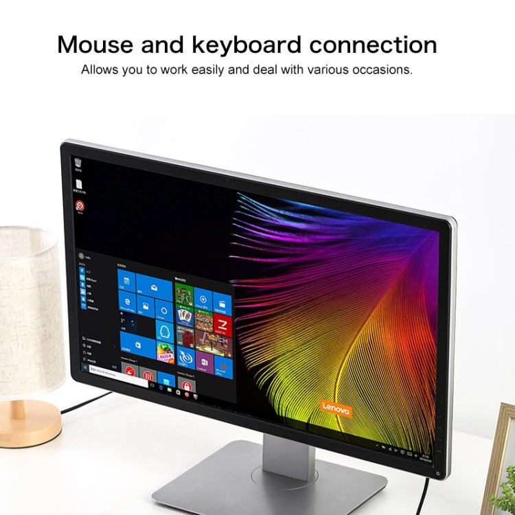 Hub splitter Lenovo C04 4 in 1 USB-C a USB-C