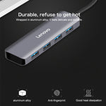 Hub splitter Lenovo C04 4 in 1 USB-C a USB-C