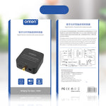 Onten 37506 Convertitore audio coassiale ottico digitale supporta 192K