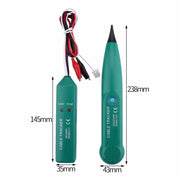 BSIDE MS6812 Localizzatore di cavi per linea telefonica RJ11 e RJ45, inclusi mittente e ricevitore, MS6812