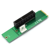 Scheda convertitore adattatore PCI-E 4X femmina a NGFF M.2 maschio chiave con cavo di alimentazione