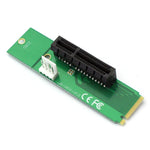 Scheda convertitore adattatore PCI-E 4X femmina a NGFF M.2 maschio chiave con cavo di alimentazione