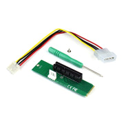Scheda convertitore adattatore PCI-E 4X femmina a NGFF M.2 maschio chiave con cavo di alimentazione