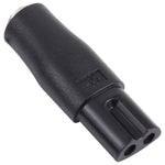 Adattatore alimentatore DC 5,5x2,1 mm femmina a rasoio