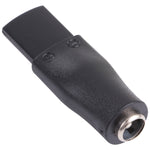 Adattatore alimentatore DC 5,5x2,1 mm femmina a rasoio