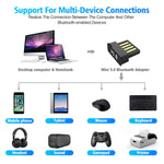 LY038 Adattatore USB Mini quadrato Bluetooth 5.0, V5.0 Square
