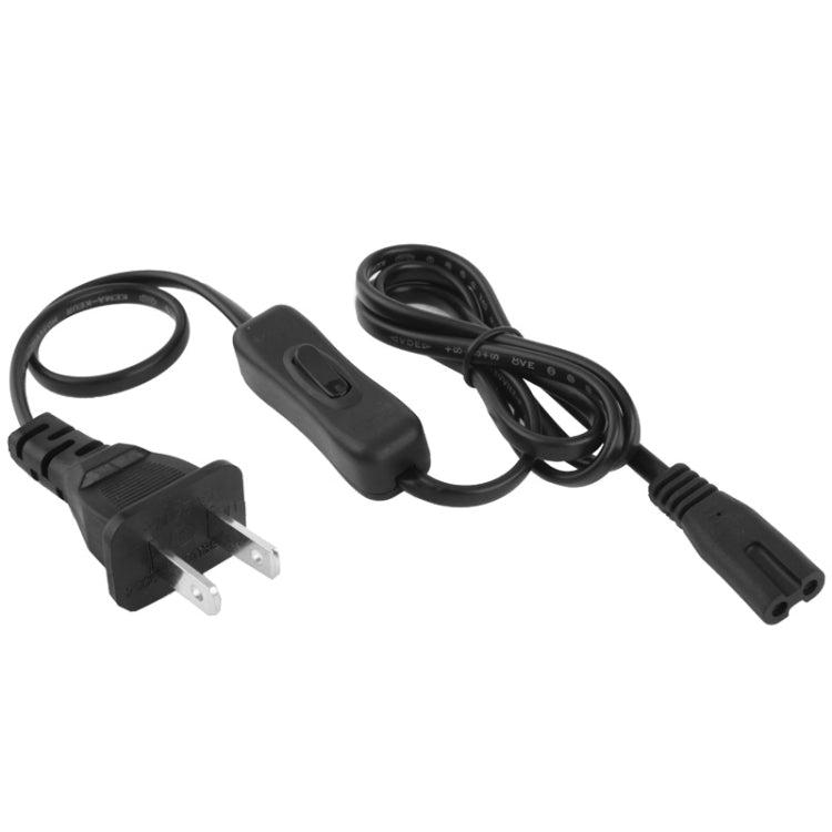 Cavo di alimentazione CA con spina USA a 2 poli con interruttore 304, lunghezza: 3 m, Length: 3m