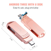 Disco Flash Richwell 3 in 1 64G Metallo
