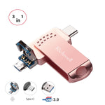 Richwell Disco Flash 3 in 1 128GB USB Type-C Micro USB