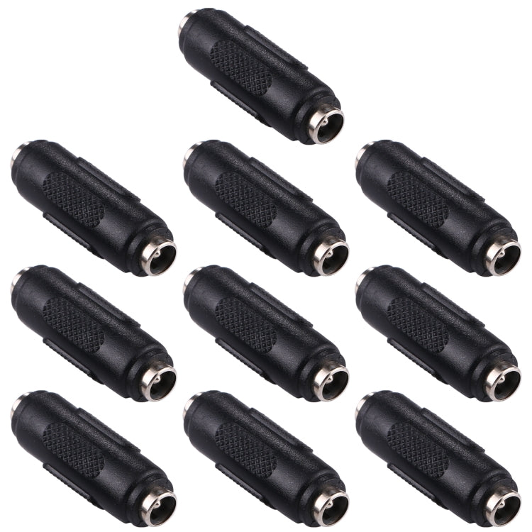 10 connettori adattatori femmina-femmina da 5,5x2,1 mm