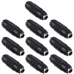10 connettori adattatori femmina-femmina da 5,5x2,1 mm