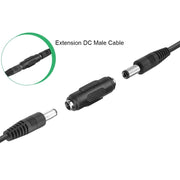 10 connettori adattatori femmina-femmina da 5,5x2,1 mm
