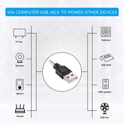 10 connettori adattatori maschio da maschio a USB da 3,5x1,35 mm, 3.5x1.35mm Male to USB Male