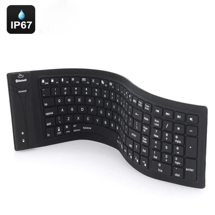 Tastiera Bluetooth pieghevole in silicone JA-11 da 108 tasti