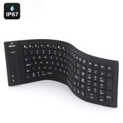 Tastiera Bluetooth pieghevole in silicone JA-11 da 108 tasti