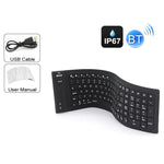 Tastiera Bluetooth pieghevole in silicone JA-11 da 108 tasti