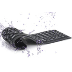 Tastiera Bluetooth pieghevole in silicone JA-11 da 108 tasti