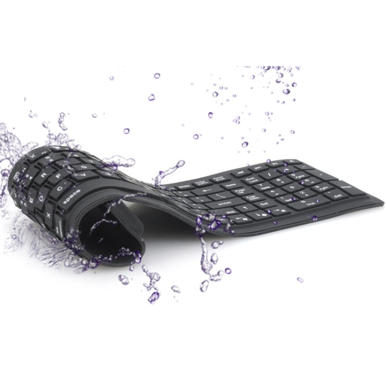 Tastiera Bluetooth pieghevole in silicone JA-11 da 108 tasti