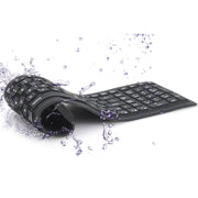 Tastiera Bluetooth pieghevole in silicone JA-11 da 108 tasti
