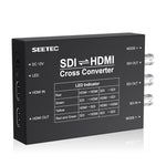 Convertitore segnale bidirezionale 3 SDI a 2 HDMI SEETEC