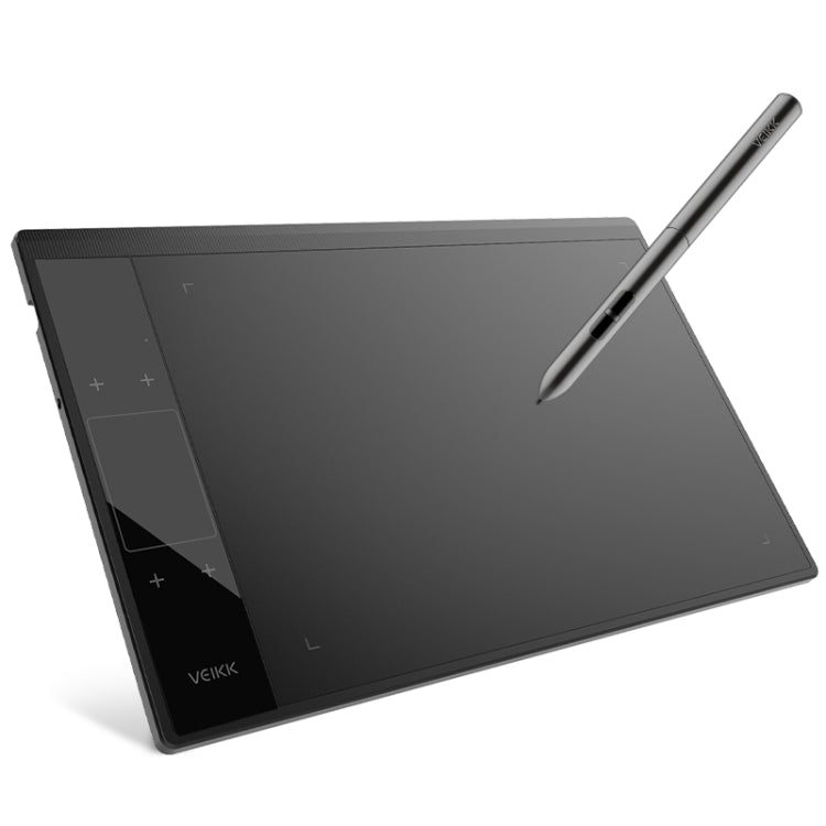 VEIKK A30 10x6 inch 5080 LPI Smart Touch Electronic Graphics Tablet with Type-c Interface, A30