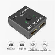 Switch HDMI bidirezionale intelligente per video HD 4K, BSY