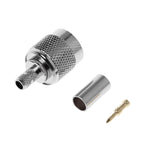 10 connettori coassiali RF maschio TNC per cavo RG58 RG142 RG400 LMR195