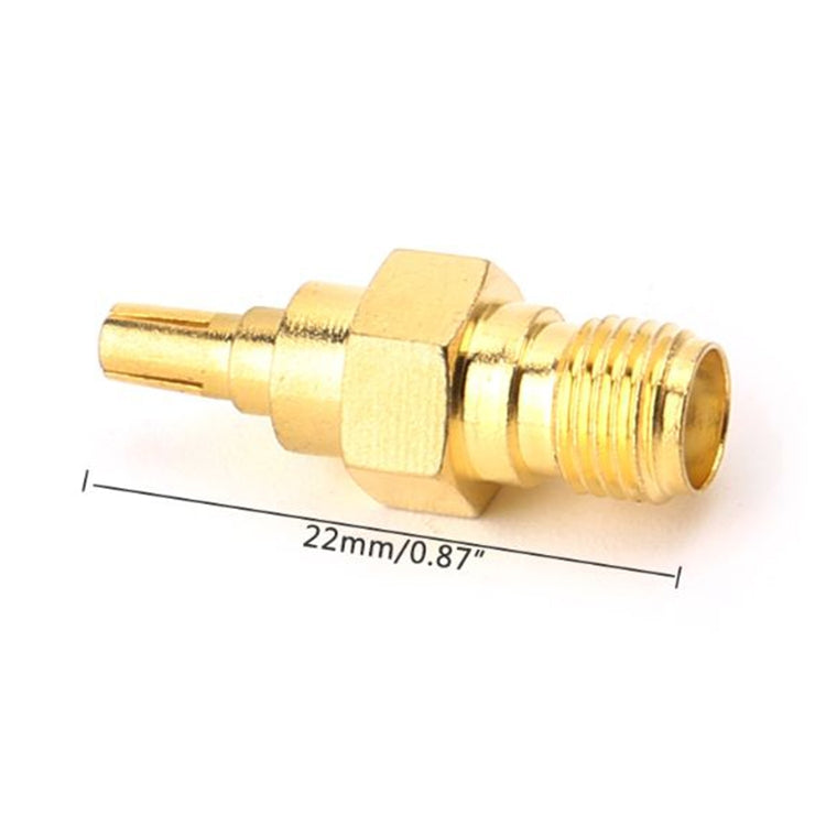 2pcs RF Coaxial Connector SMA Female to CRC9 Male, SMA Female to CRC9 Male