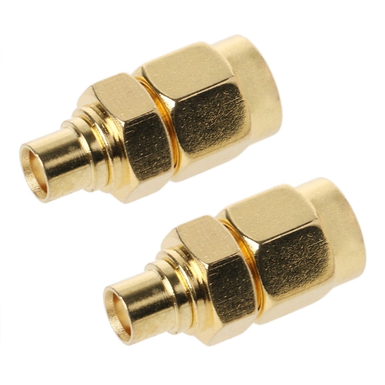 2pcs RF Coaxial Connector SMA Male to MCX Female, SMA Male to MCX Female