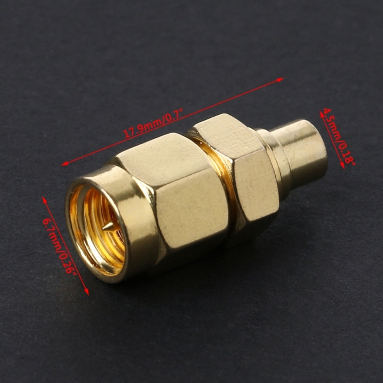 2pcs RF Coaxial Connector SMA Male to MCX Female, SMA Male to MCX Female