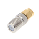 2pcs RF Coaxial Connector SMA Female to F Female, SMA Male to F Female