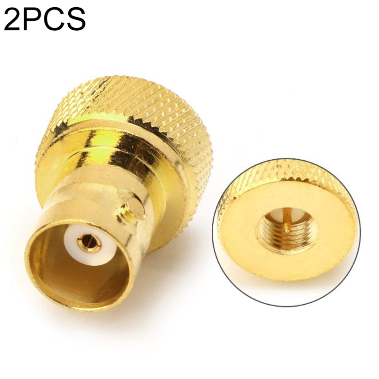 2pcs BNC Female to SMA Male RF Coaxial Connector, BNC Female to SMA Male